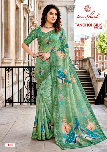 Kashvi tanchoi silk vol 1 surat saree surat gujarat